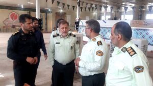 بازدید رئیس پلیس فتا فراجا از پایانه مرزی چذابه