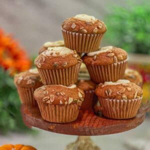 طرز تهیه مافین کدو حلوایی، یک شیرینی خاص با بافت پنبه ای!