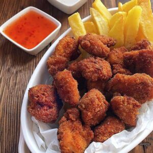 طرز تهیه چیکن پاپ کورن، خوشمزه و فوری به روش رستورانی!