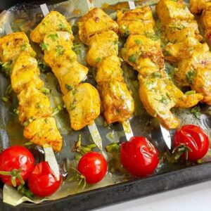 طرز تهیه جوجه کباب در فر، غذای مجلسی و بسیار آسان!