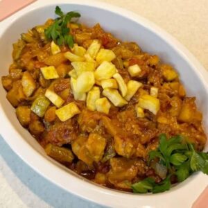 طرز تهیه خوراک کدو و بادمجان، غذای نونی فوری و خوشمزه