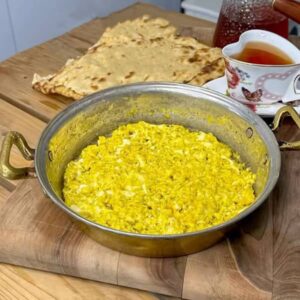 طرز تهیه پنیر برشته، غذای ساده و فوری به روش گیلانی