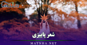شعر پاییزی / اشعار عاشقانه و غمگین پاییزی